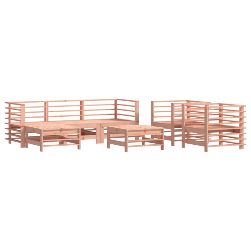 7-cz. zestaw mebli ogrodowych, lite drewno daglezjowe