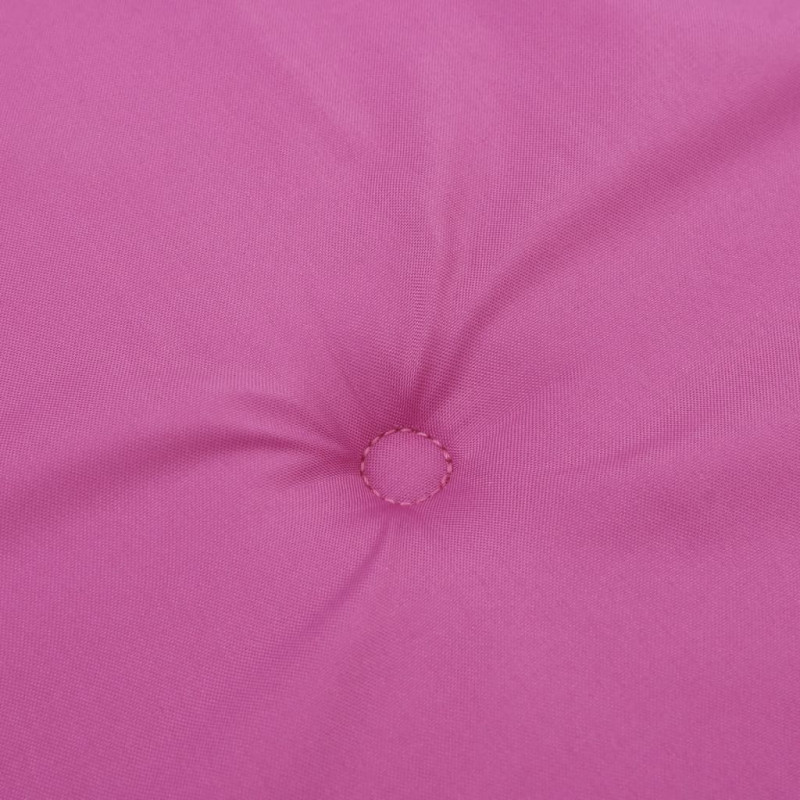 Poduszki na krzesła ogrodowe, 2 szt., różowe, 40x40x3 cm