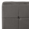 Fotel, 65x79x87 cm, ciemnoszary, obity aksamitem