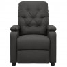 Fotel z masażem, ciemnoszary, tkanina