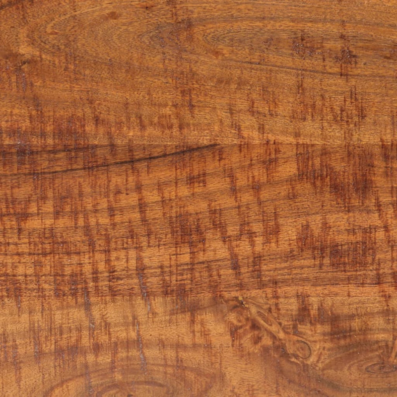Stolik konsolowy, 120x32x80 cm, surowe drewno mango
