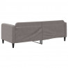 Sofa z funkcją spania, kolor taupe, 80x200 cm, obite tkaniną