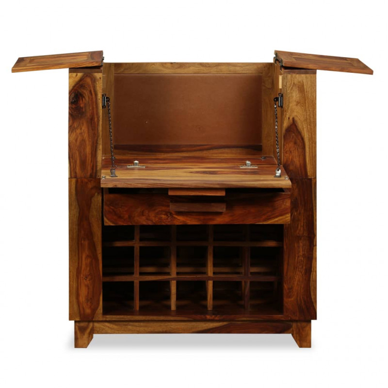 Szafka barowa z drewna sheesham, 85 x 40 x 95 cm