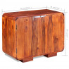 Szafka z litego drewna sheesham, 75 x 35 x 60 cm