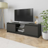 Szafka pod TV, szara, 120x30x35,5 cm, materiał drewnopochodny