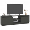 Szafka pod TV, szara, 120x30x35,5 cm, materiał drewnopochodny