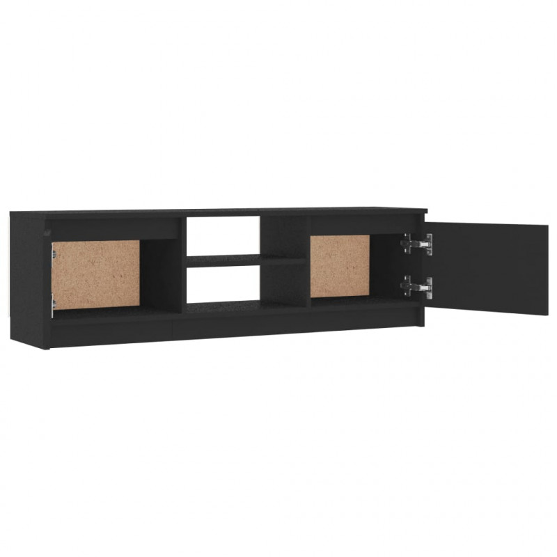 Szafka pod TV, szara, 120x30x35,5 cm, materiał drewnopochodny