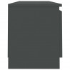 Szafka pod TV, szara, 120x30x35,5 cm, materiał drewnopochodny