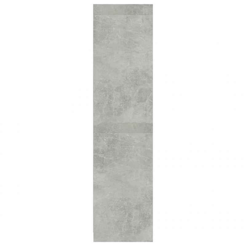 Szafa, szarość betonu, 100x50x200 cm, materiał drewnopochodny