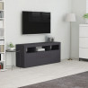 Szafka pod TV, szara, 120x30x50 cm, materiał drewnopochodny
