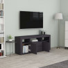 Szafka pod TV, szara, 120x30x50 cm, materiał drewnopochodny