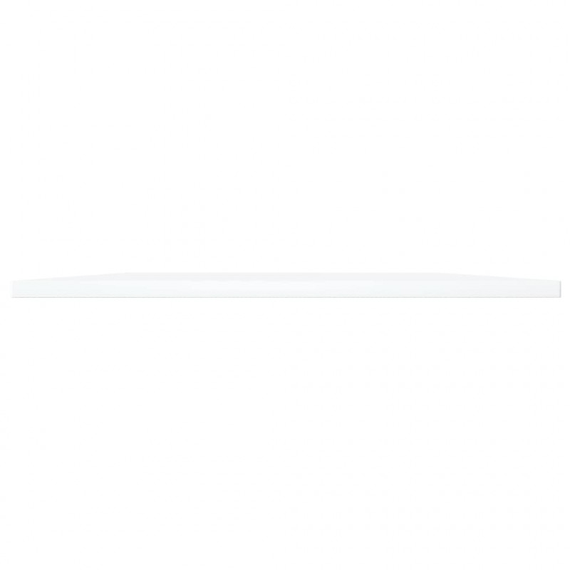 Półki na książki, 4 szt., białe, 100x50x1,5 cm