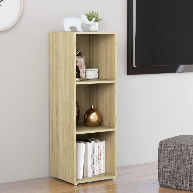 Szafka pod TV, dąb sonoma 107x35x37 cm, materiał drewnopochodny