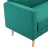 Sofa materiałowa, zielona