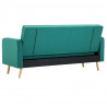 Sofa materiałowa, zielona