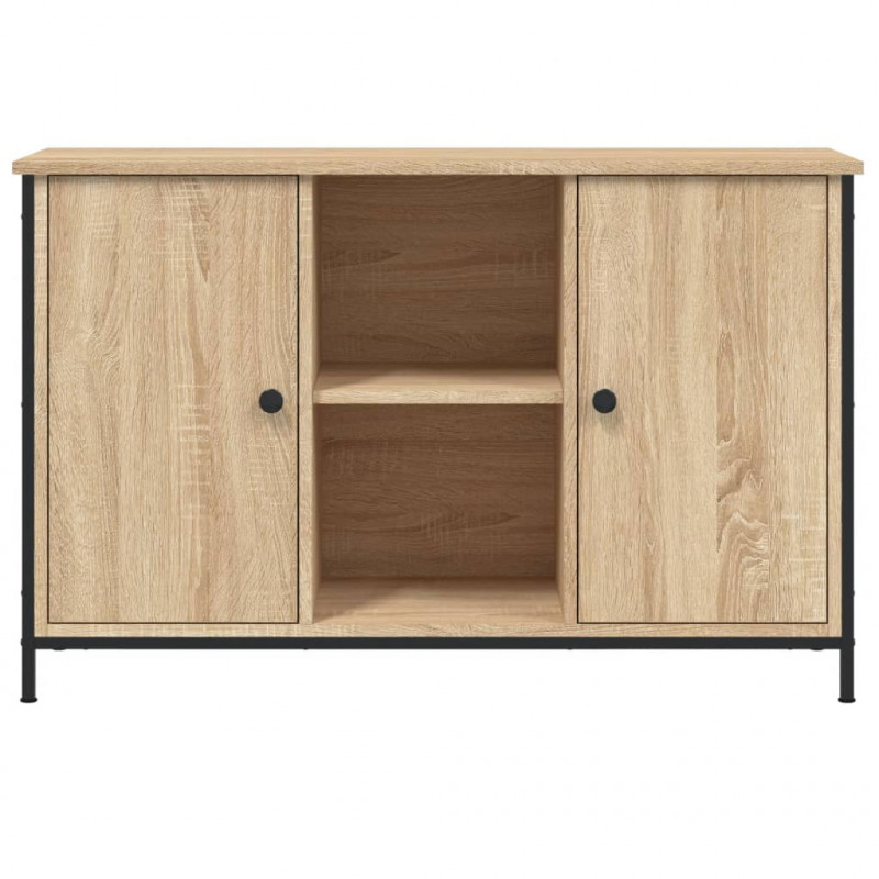 Szafka pod TV, dąb sonoma, 100x35x65 cm materiał drewnopochodny