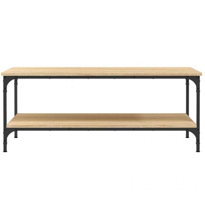 Stolik kawowy, dąb sonoma, 100x55x40, materiał drewnopochodny