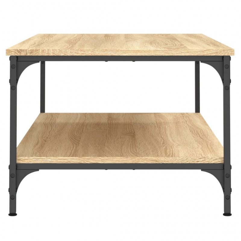 Stolik kawowy, dąb sonoma, 100x55x40, materiał drewnopochodny