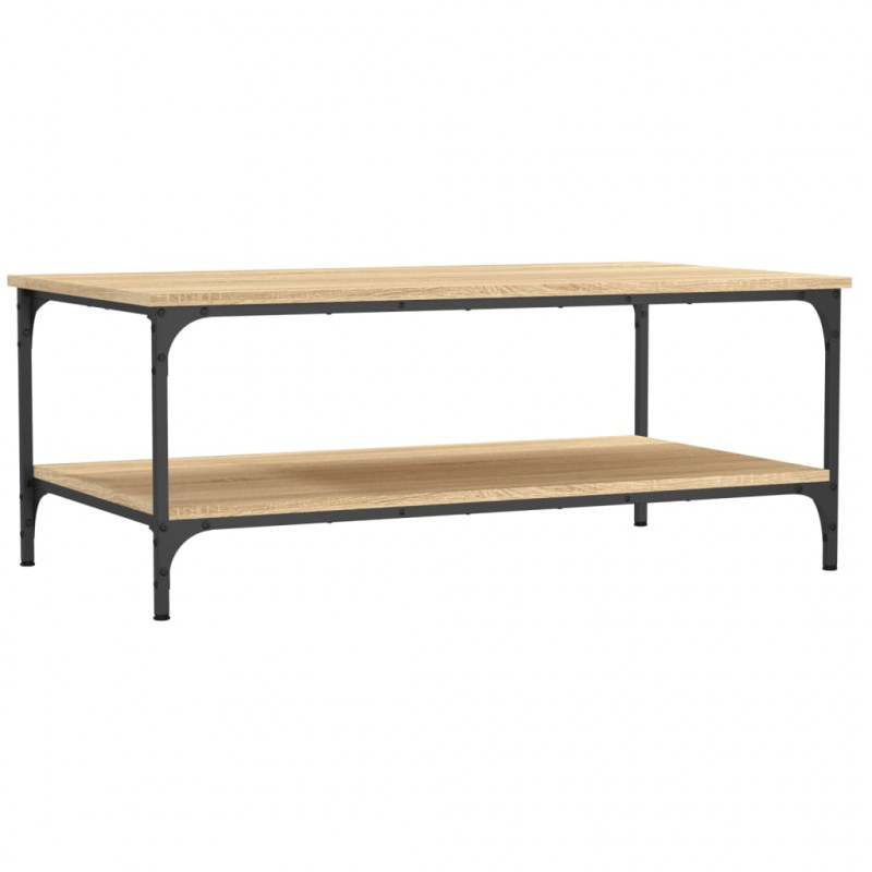 Stolik kawowy, dąb sonoma, 100x55x40, materiał drewnopochodny