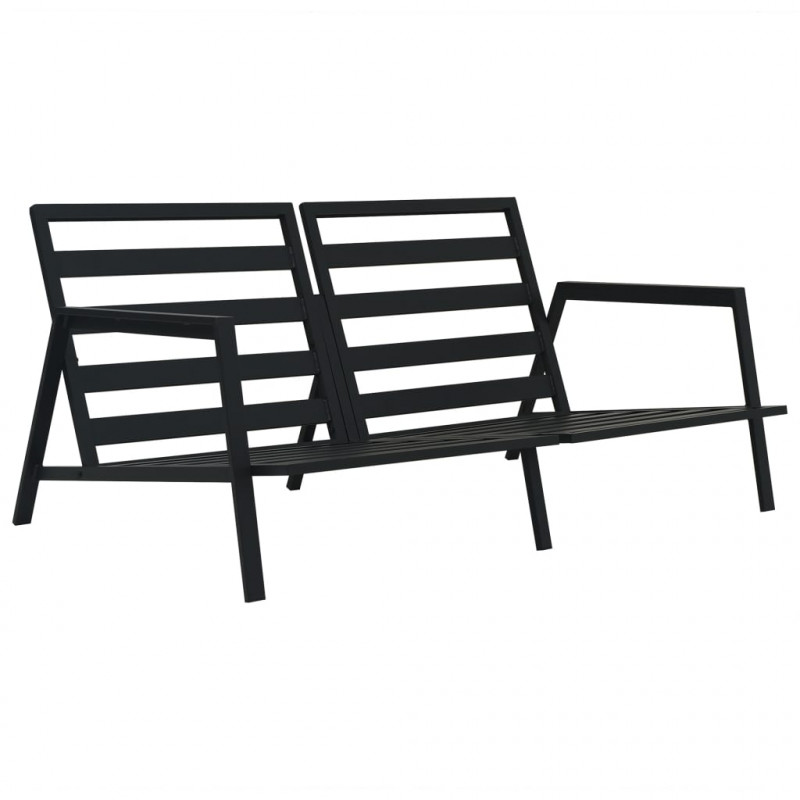 5-cz. zestaw mebli do ogrodu, poduszki, aluminium, ciemnoszary
