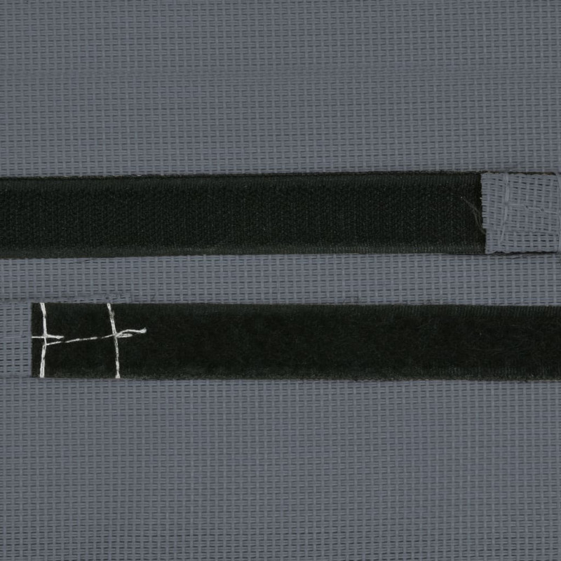 Poduszka zagłówek na krzesło, szara, 40x7,5x15 cm, textilene
