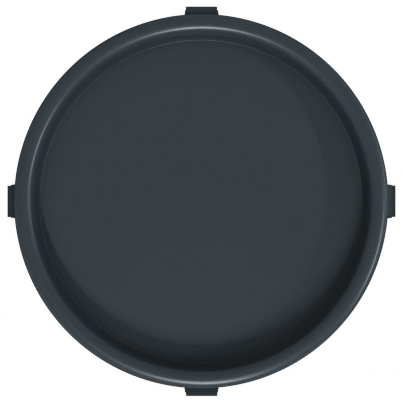 Podstawki pod donicę, z kółkami, 2 szt., szare, 34 cm, 35 kg