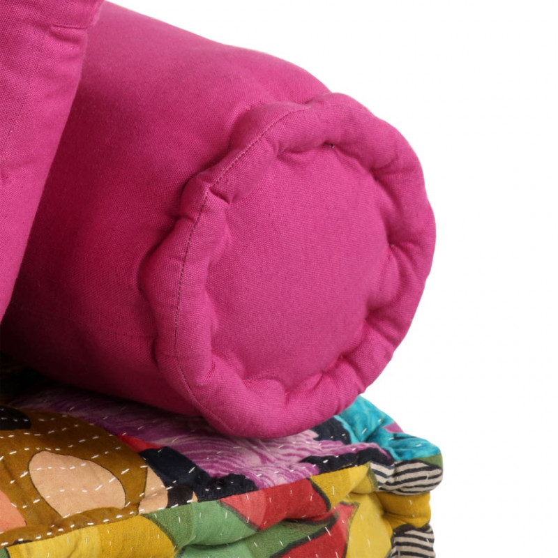 Puf modułowy, 2-osobowy, patchwork, tkanina