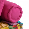 Puf modułowy, 2-osobowy, patchwork, tkanina