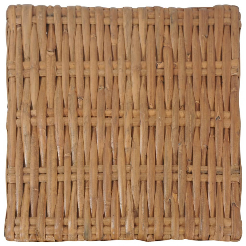 Stolik kawowy, 47 x 47 x 28 cm, naturalny rattan