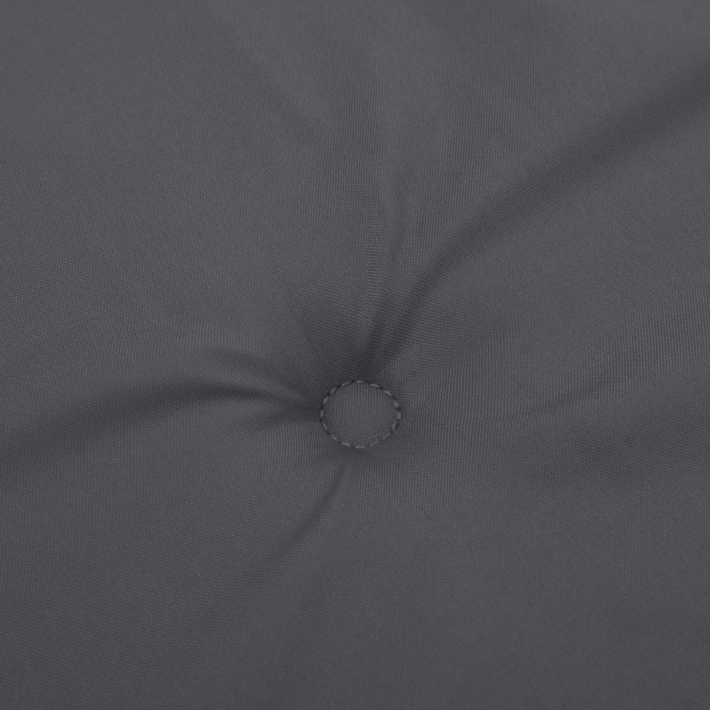 Poduszki na krzesła ogrodowe, 4 szt., antracytowe, 50x50x3 cm