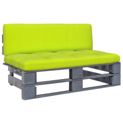 Ogrodowa sofa środkowa z palet, impregnowane drewno sosnowe