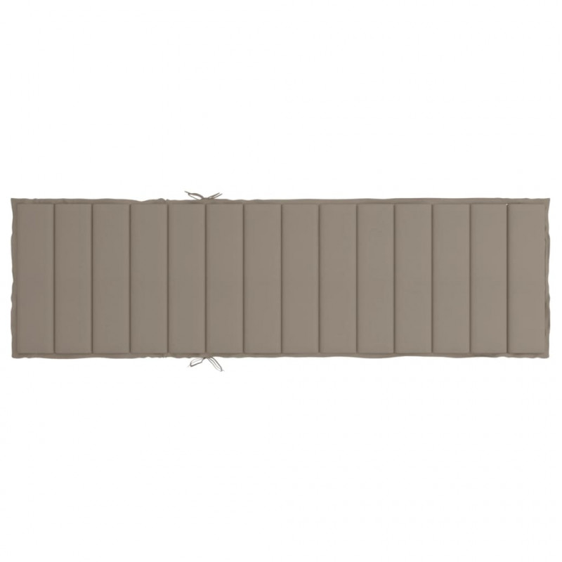 Poduszka na leżak, taupe, 200x60x3 cm, tkanina Oxford