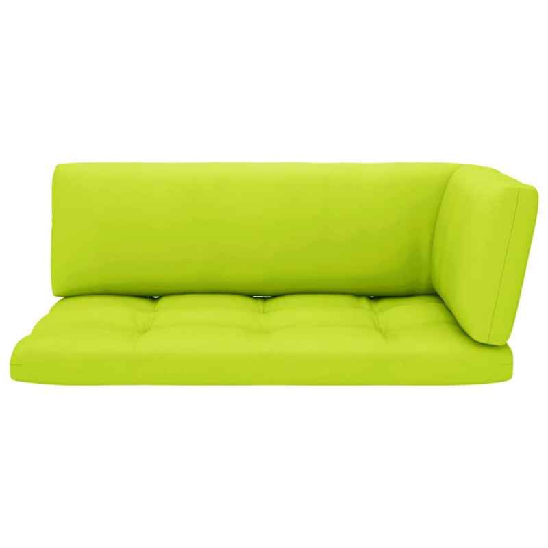 Sofa 2-osobowa z palet, z poduszkami, czarna, drewno sosnowe