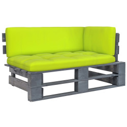 Ogrodowa sofa narożna z palet, impregnowane drewno sosnowe