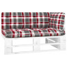 Ogrodowa sofa narożna z palet, impregnowane drewno sosnowe