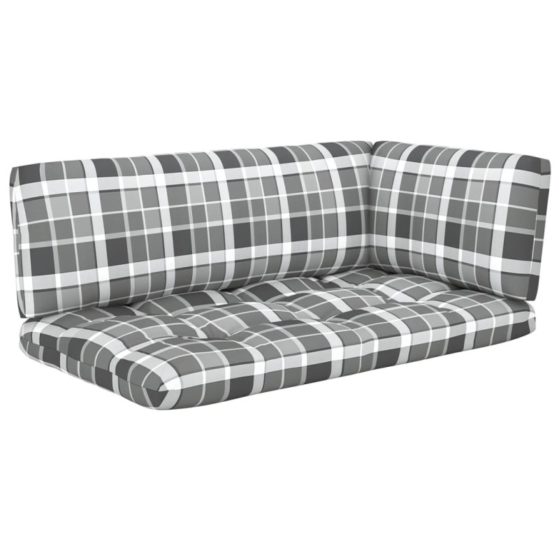 Sofa 2-osobowa z palet, z poduszkami, biała, drewno sosnowe