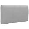 Sofa 2-osobowa z palet, z poduszkami, szara, drewno sosnowe