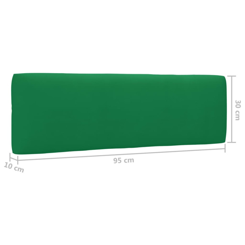Sofa 2-os. z palet, z poduszkami, impregnowane drewno sosnowe