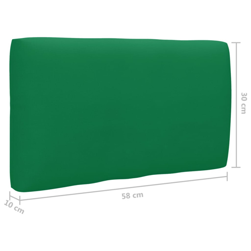 Sofa 2-os. z palet, z poduszkami, impregnowane drewno sosnowe