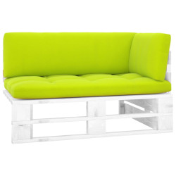 Ogrodowa sofa narożna z palet, impregnowane drewno sosnowe