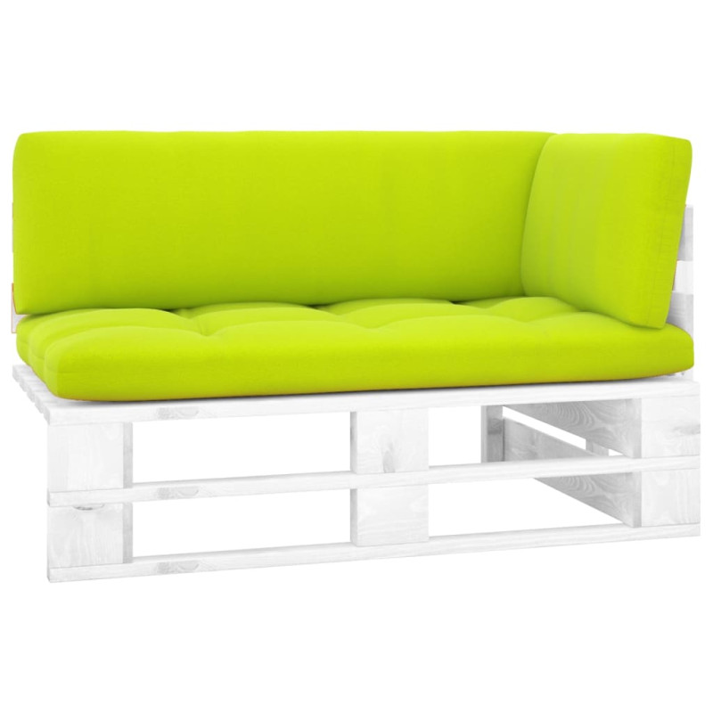 Ogrodowa sofa narożna z palet, impregnowane drewno sosnowe