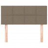Zagłówek do łóżka, taupe, 100x5x78/88 cm, tkanina