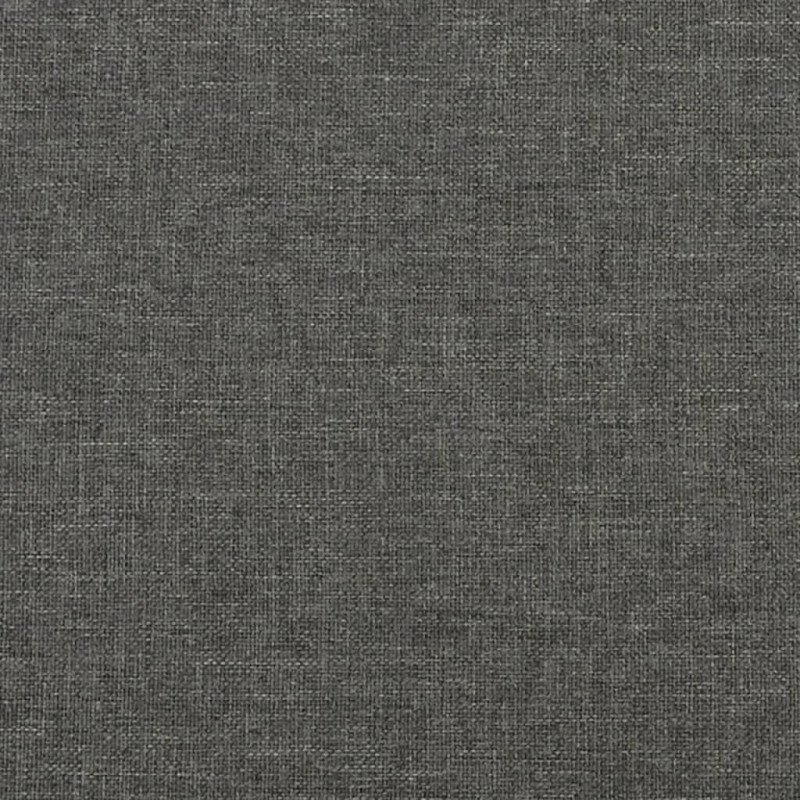 Rama łóżka bez materaca, ciemnoszare, 120x200 cm, obita tkaniną