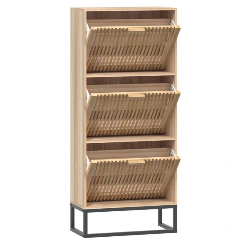 Szafka na buty, 52x25x120 cm, materiał drewnopochodny