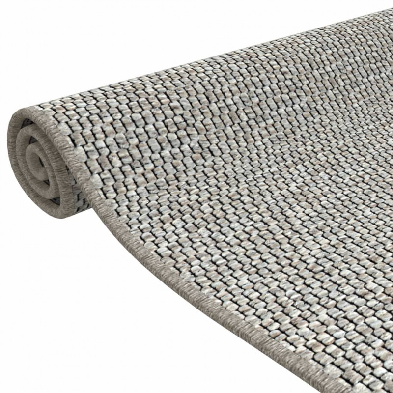 Chodnik, stylizowany na sizal, kolor taupe, 50x150 cm