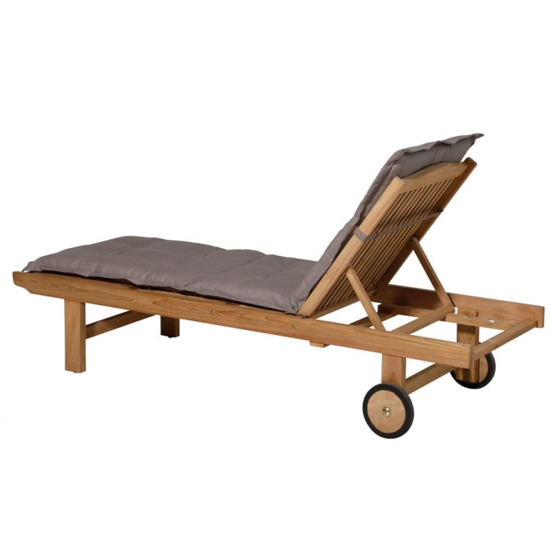 Madison Poduszka na leżak Basic, 200 x 60 cm, kolor taupe