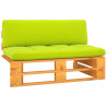 Ogrodowa sofa środkowa z palet, miodowy brąz, drewno sosnowe