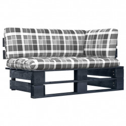 Ogrodowa sofa narożna z palet, impregnowane drewno sosnowe