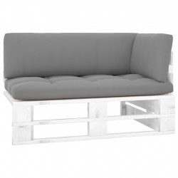 Ogrodowa sofa narożna z palet, impregnowane drewno sosnowe