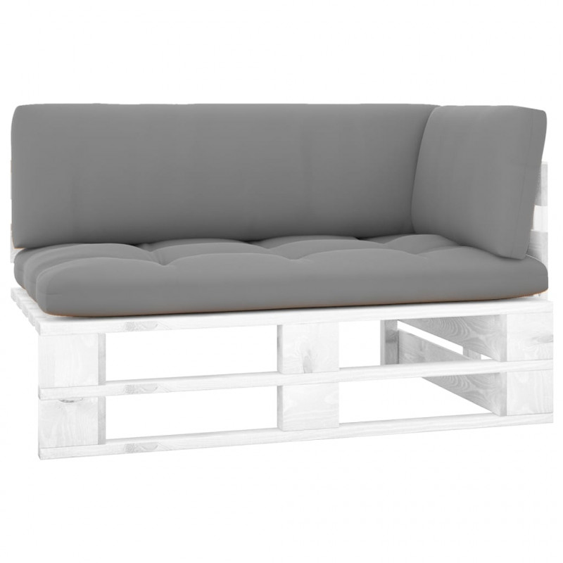 Ogrodowa sofa narożna z palet, impregnowane drewno sosnowe